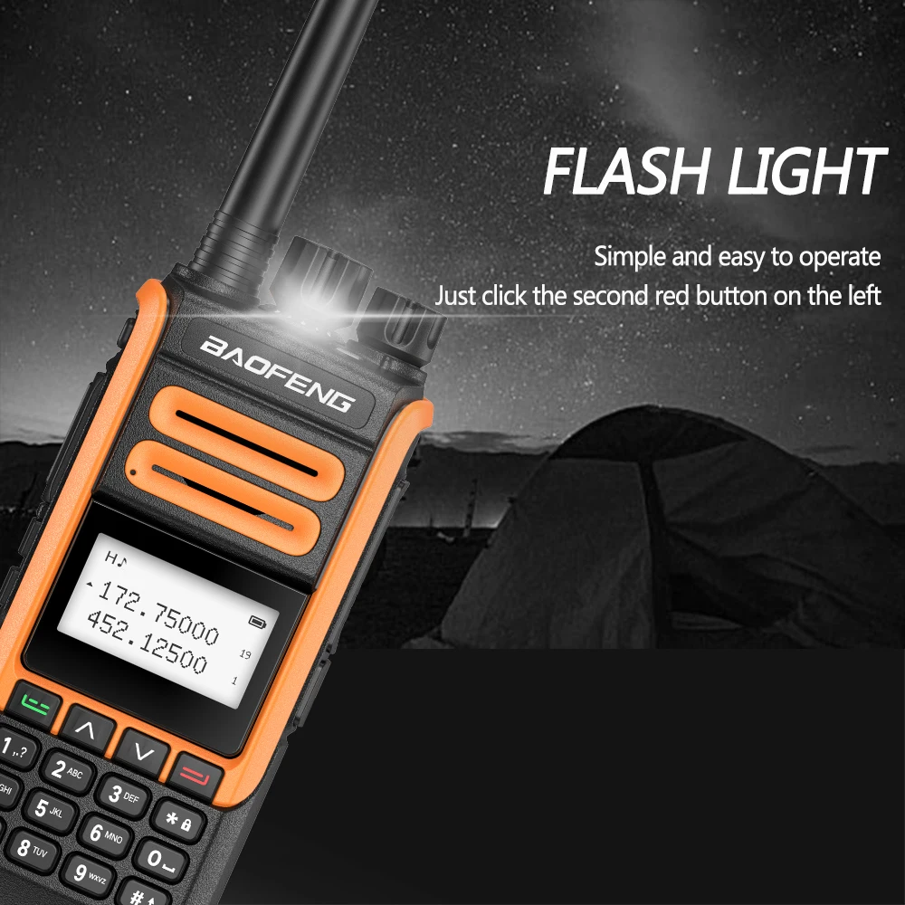 Baofeng UV-99 Walkie Talkie 10W High Power 8800mAh Ham Radios Dual Band UHF VHF Radios Transmitter UV-9R Plus Two Way Radio