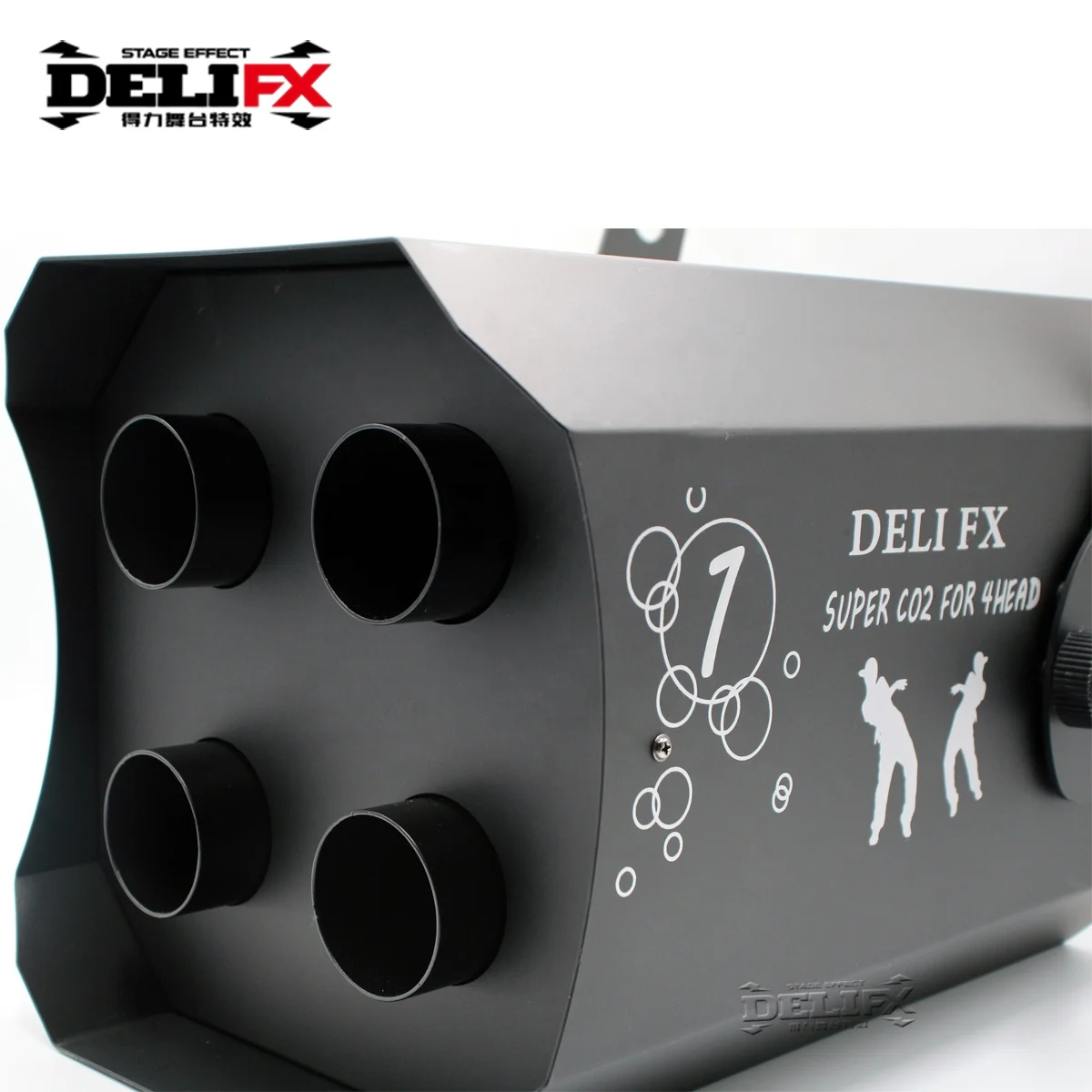 DELIFX onboard DMX control system CO2 machine stage DJ 4 nozzles hanging Cryo Jet Co2 machine for Indoor party disco ballroom