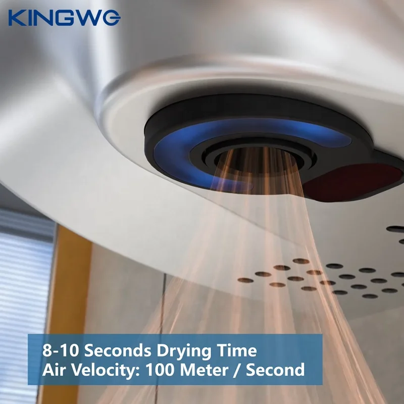 Guaranteed Quality China Supplier Quick Drying Wall Mounted Stainless Steel 304 Jet Automatic Hand Dryer