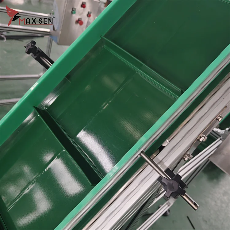 Customized PU PVC Inclined Belt Conveyor Manufacturer For Elevator