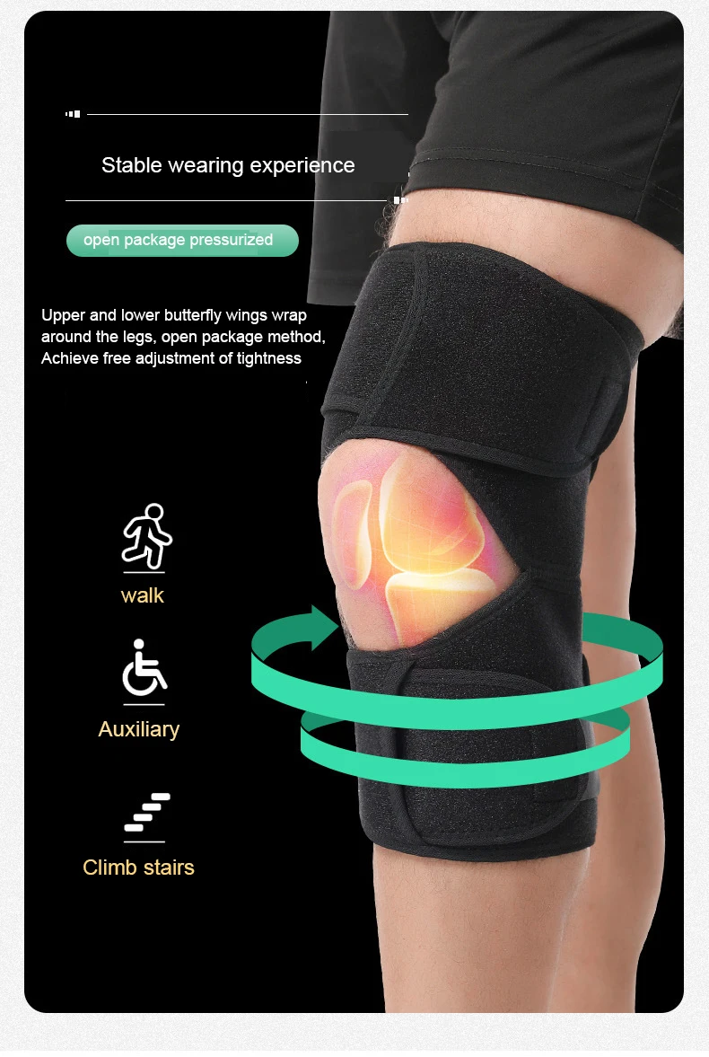 2024 New Style Power Lift Join Support Knee Pad Spring Force Knee Protection Booster for Climbing Sports Training Squat.jpg