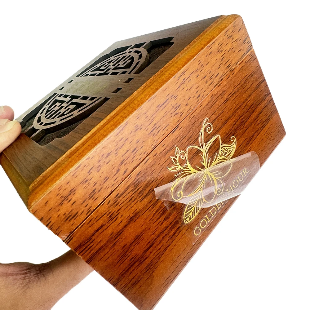 Customize Luxury Gold Adhesive Label Transfer Metal Emboss 3D Logo Sticker