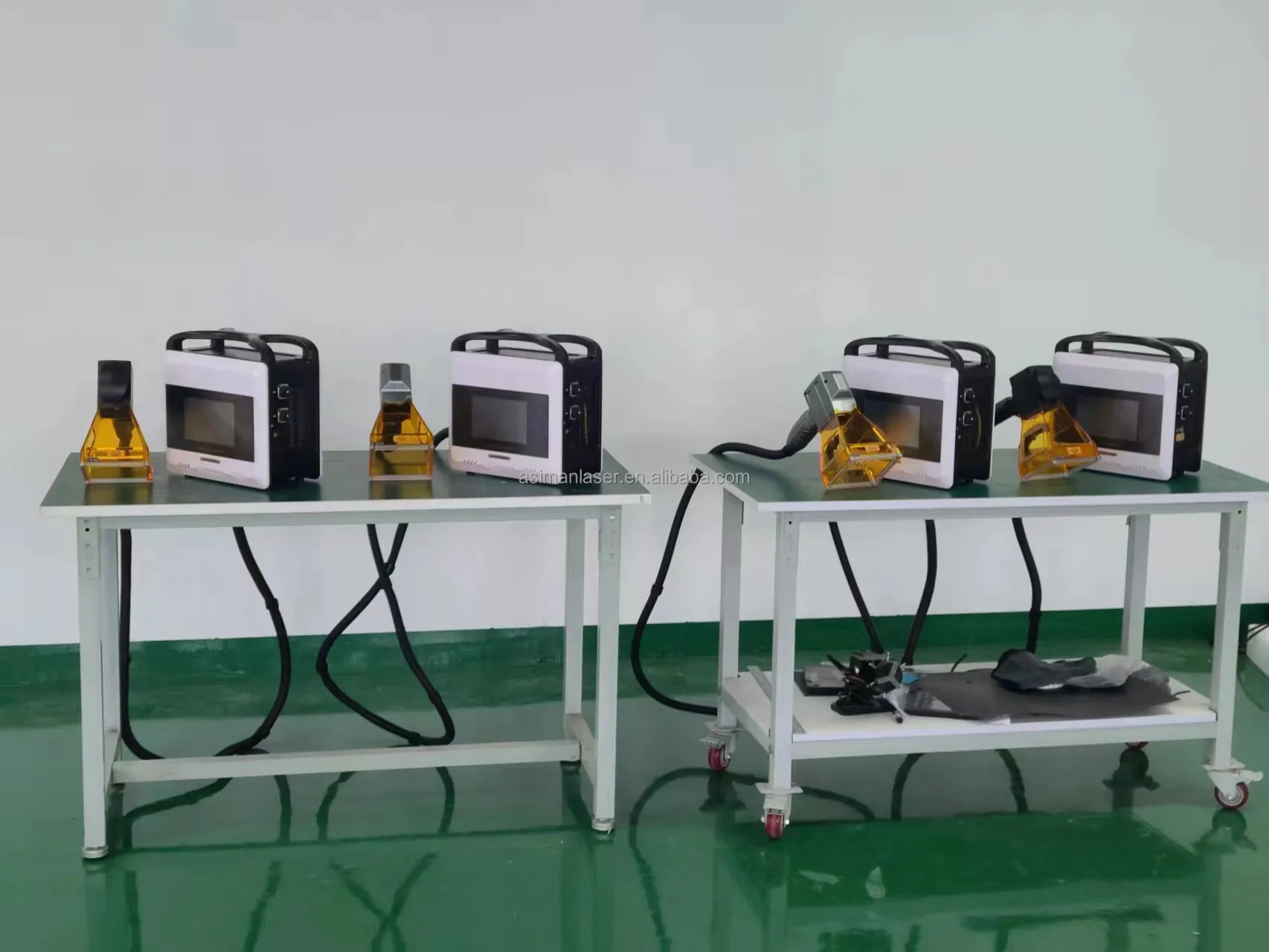 Portable 20W/30W/50W Handheld Fiber Laser Marking Machine New Pulsed Metal Engraving for Home Use with Max Laser Source