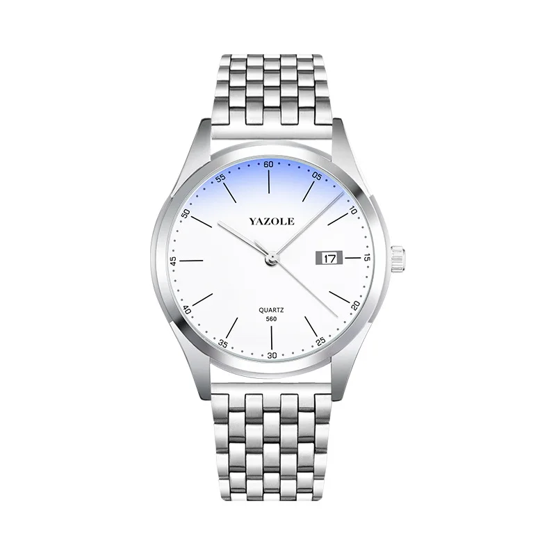 Luxury Men Quartz  Wrist Watch  smart watch stainless steel waterproof  wholesale quality Custom wristwatch YAZOLE 560