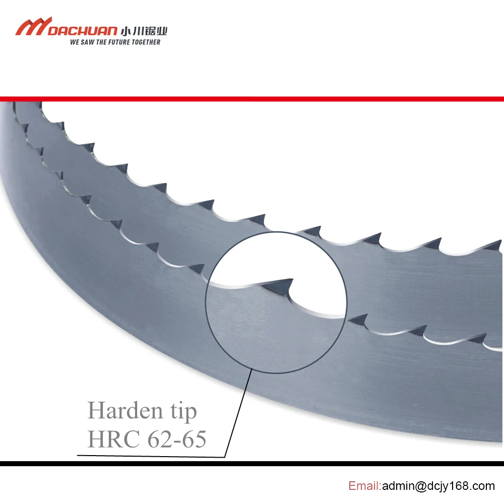 Saw blade 35x1.1mm wood band sawmill blade for horizontal machine