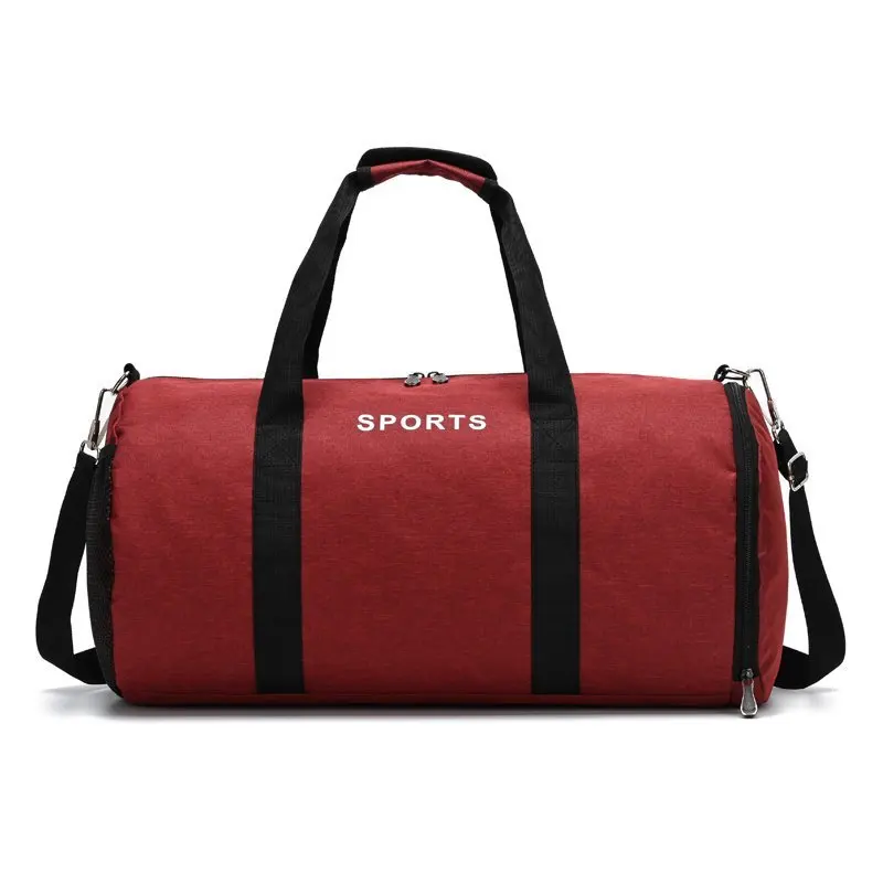 2021 Hot Selling Newest Custom Logo Mens Large Sport Gym Duffel Bag Outdoor Portable With Shoe Compartment