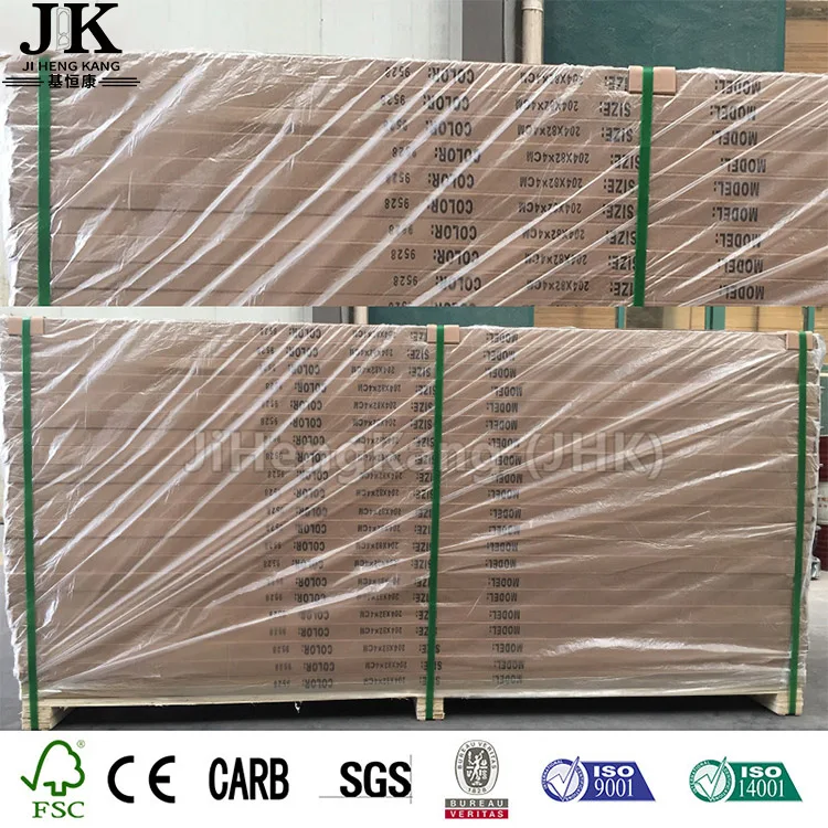 JHK-P01 ПВХ дверь материал внутренняя MDF Flush