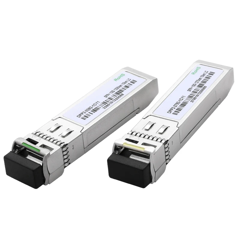 Одномодовый волоконно-оптический модуль SFP SM LC 10G 10/20/40 км совместимый с переключателем Cisco/Mikrotik