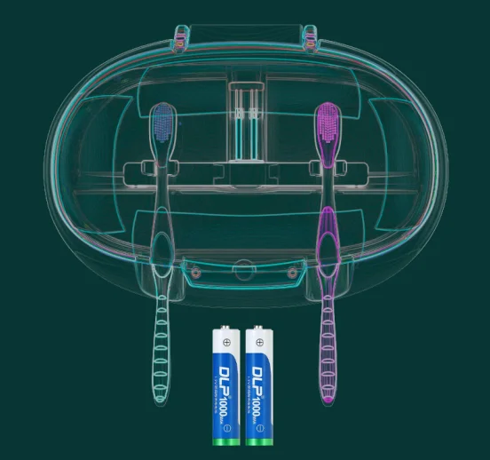 Sterilizing toothbrush head