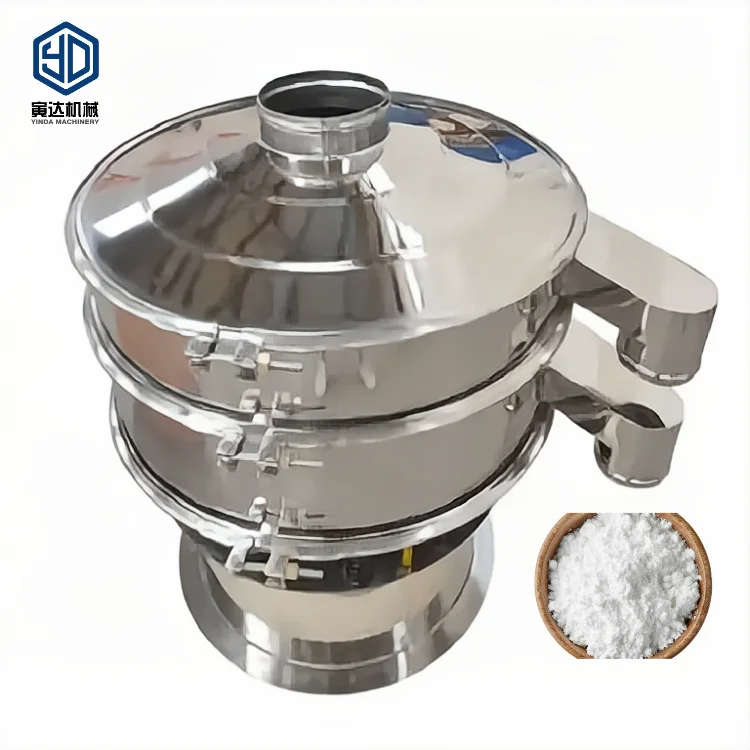 Double decks Industrial Vibrating Sieve ss304 carton steel  Vibro Sifter with best price