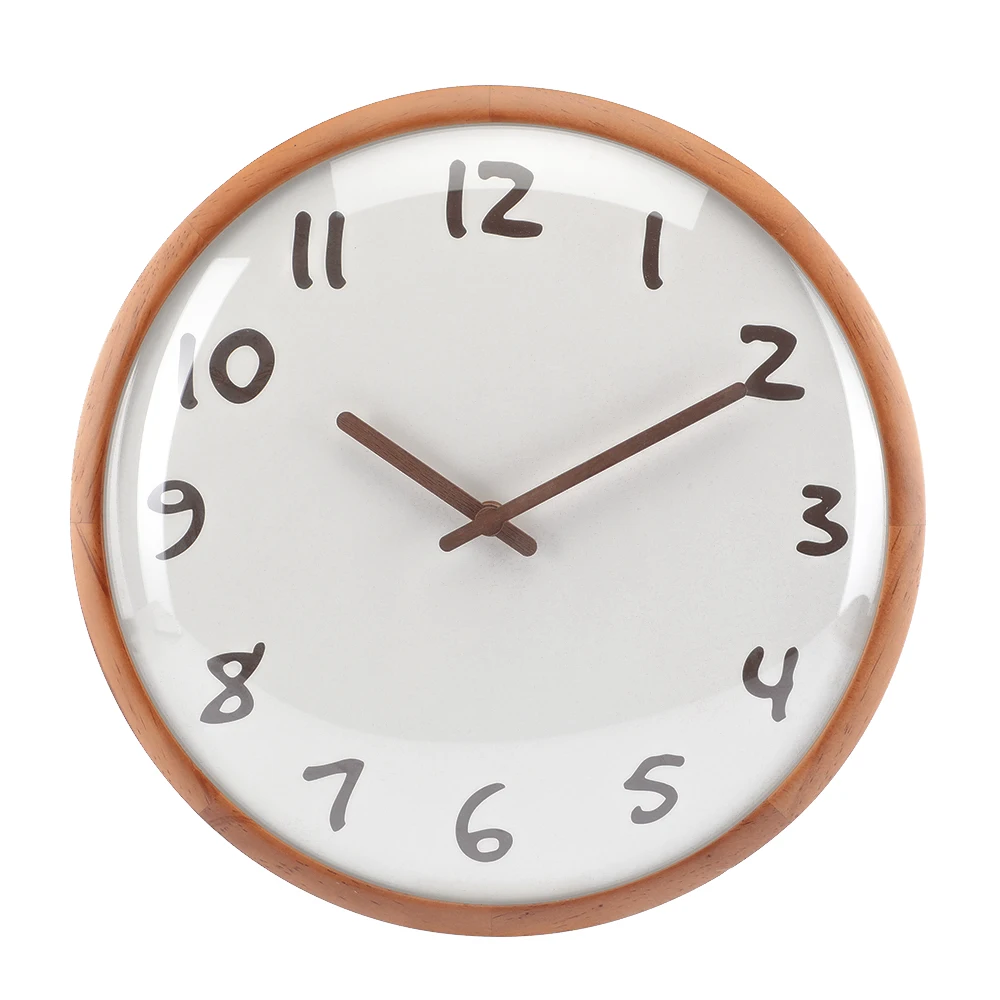 Factory manufacture various wholesale digital 12inch wood wall clock