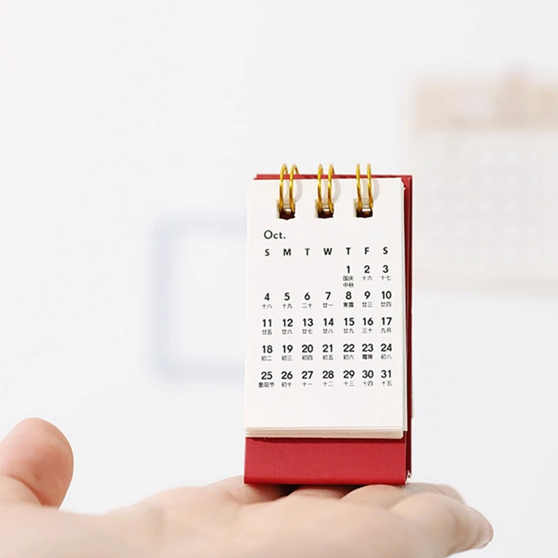 Company Office Table Portable Calendar Cheap Desk Calendars,mini Desktop Calendar