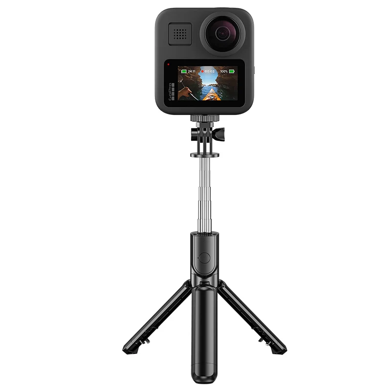 Easy Carring Photo Bluetooth Selfie Stick With Tripod Model