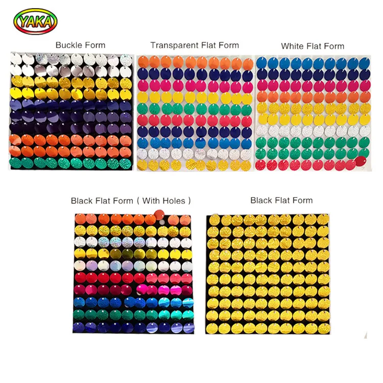 Small shimmer disc air active effect sequin panel 3d shimmering wall panel