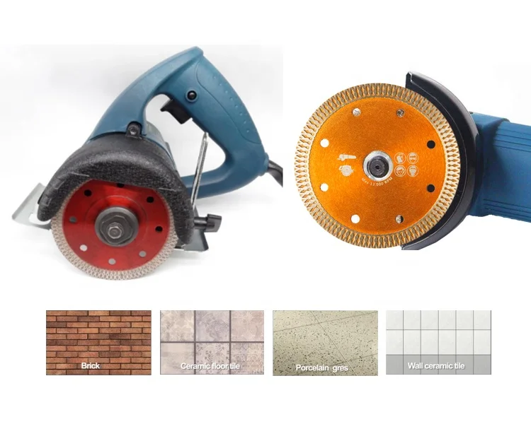 High quality dry cut ultra-thin X-turbo diamond saw blade for ceramic tile cutting