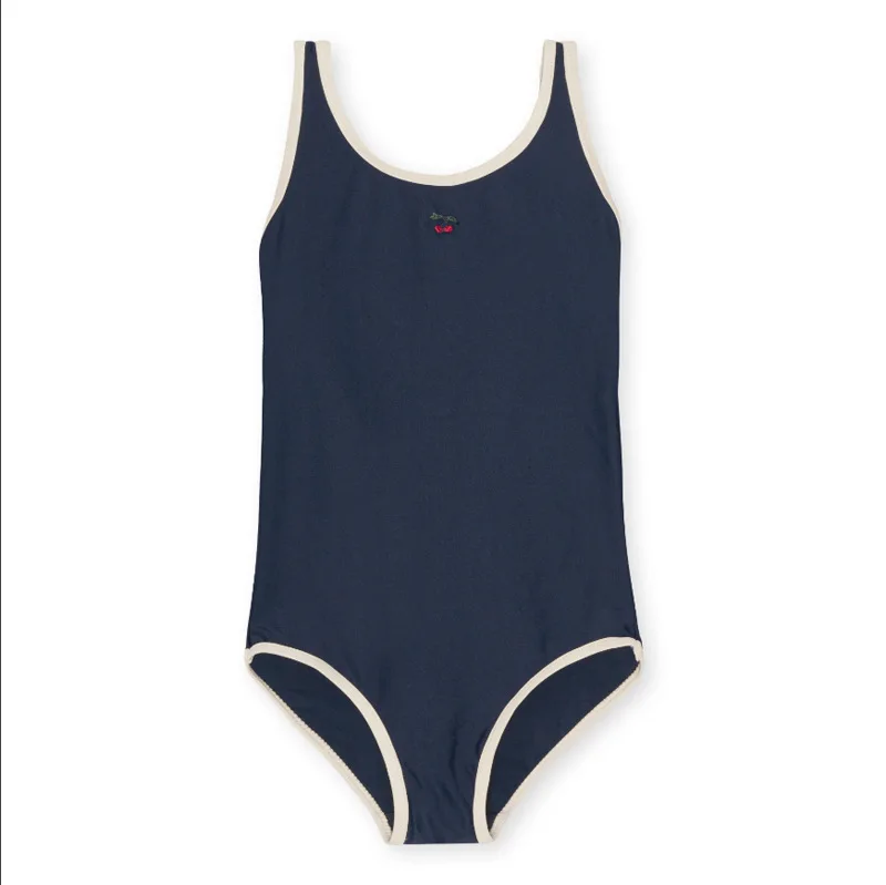 Custom Embroidery Kids Swimwear Beach One Piece Girl Baby Swimsuit Design For Little Girls 0-16Years