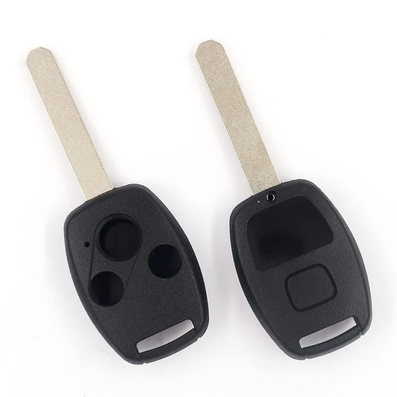 Replacement Car Key Shell Case 2-3 button Remote Key Fob with Uncut Blade Fit for Honda Accord Civic CR-V Pilot