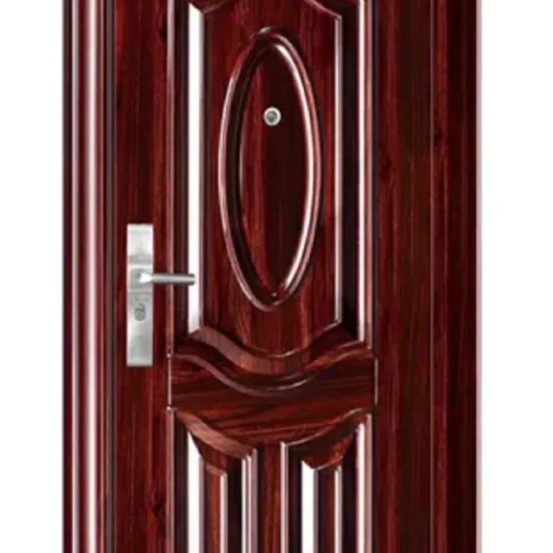 Low price new products bamboo doors Professional Luxury Hurricane proof single wood door for wooden house