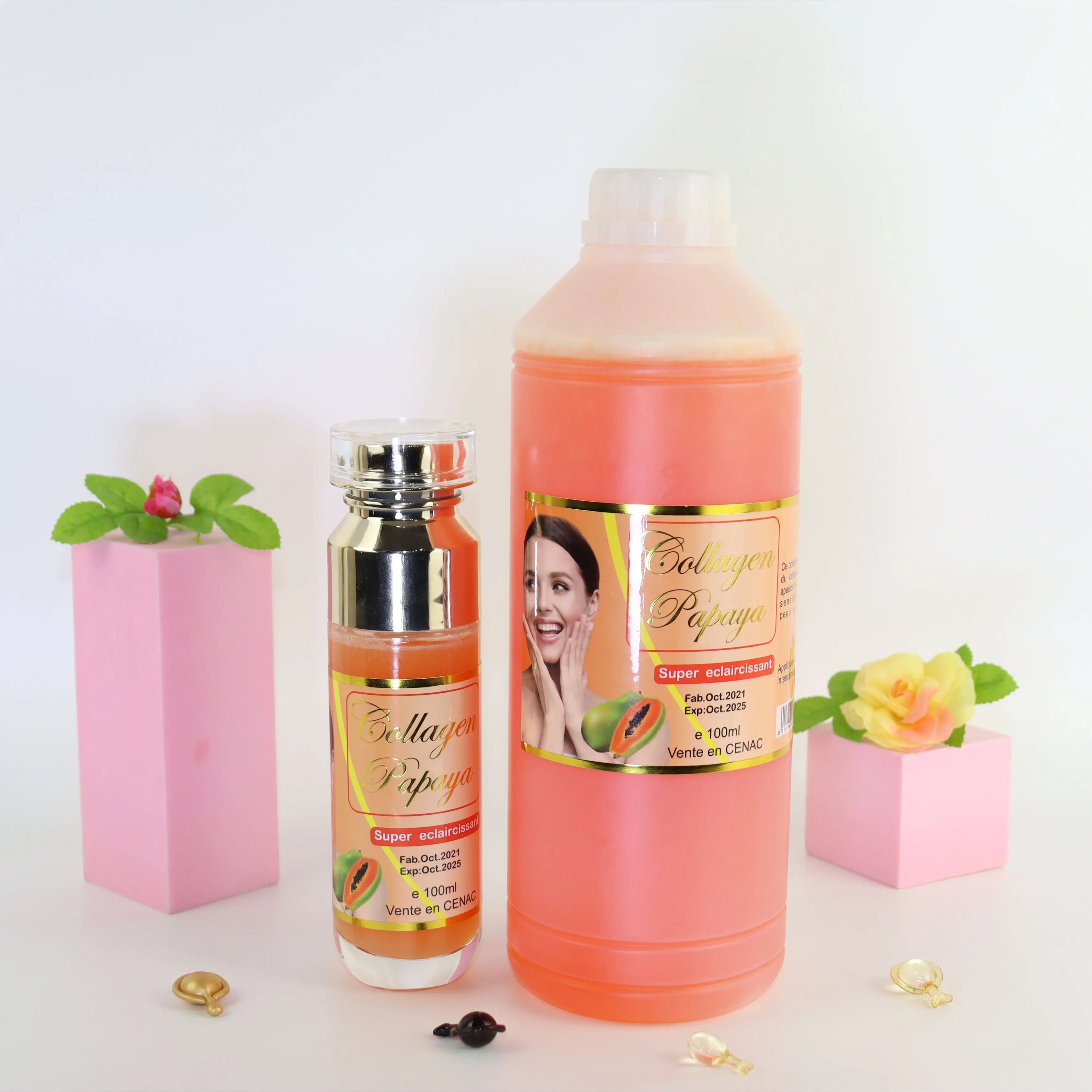 Best Whitening Own-Brand Face Serum Rich in vitamin C and collagen for dark skin Removing dark spots 1000ml Serum