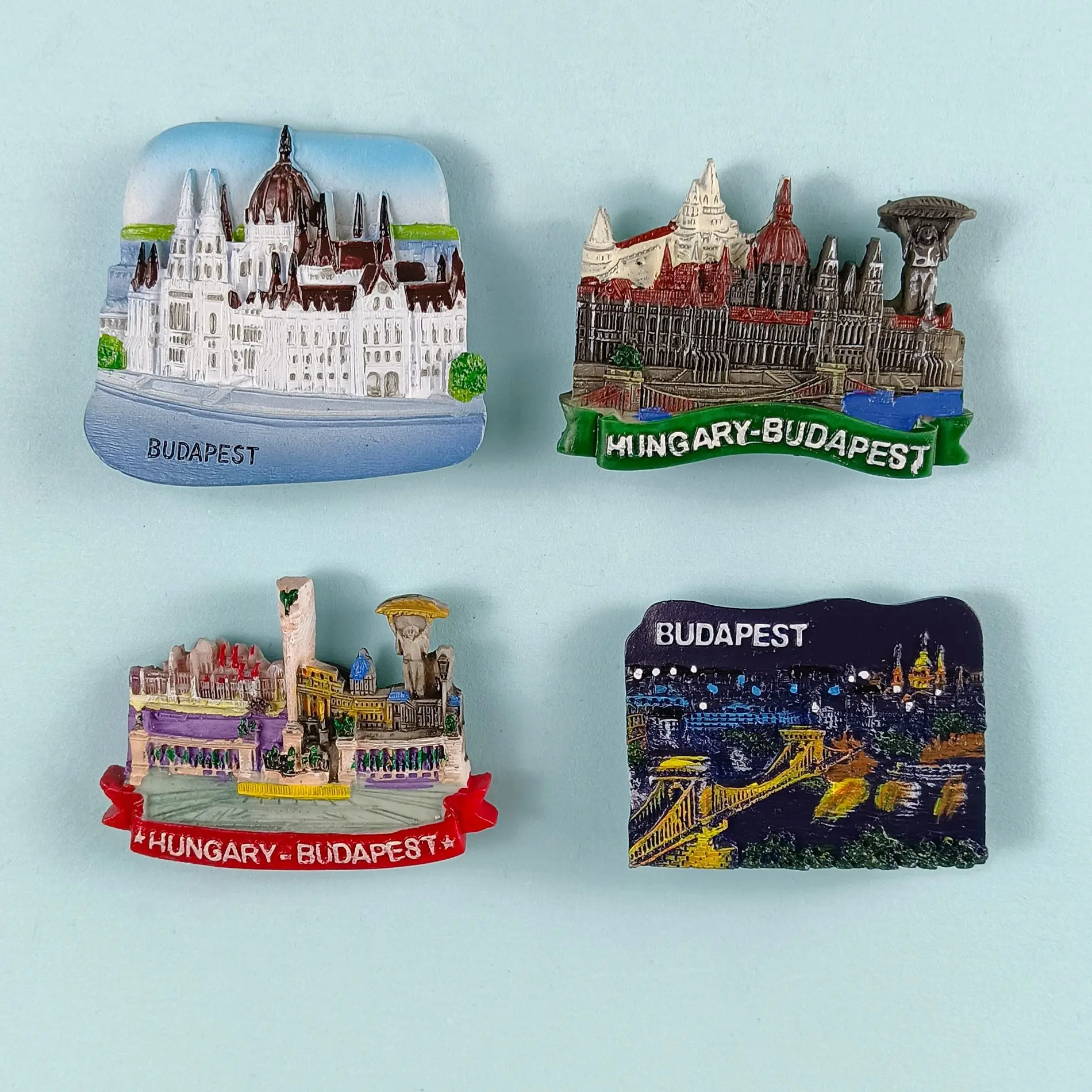 European Hungary refrigerator sticker city tourist souvenirs manufacturers wholesale three-dimensional creative handwork high