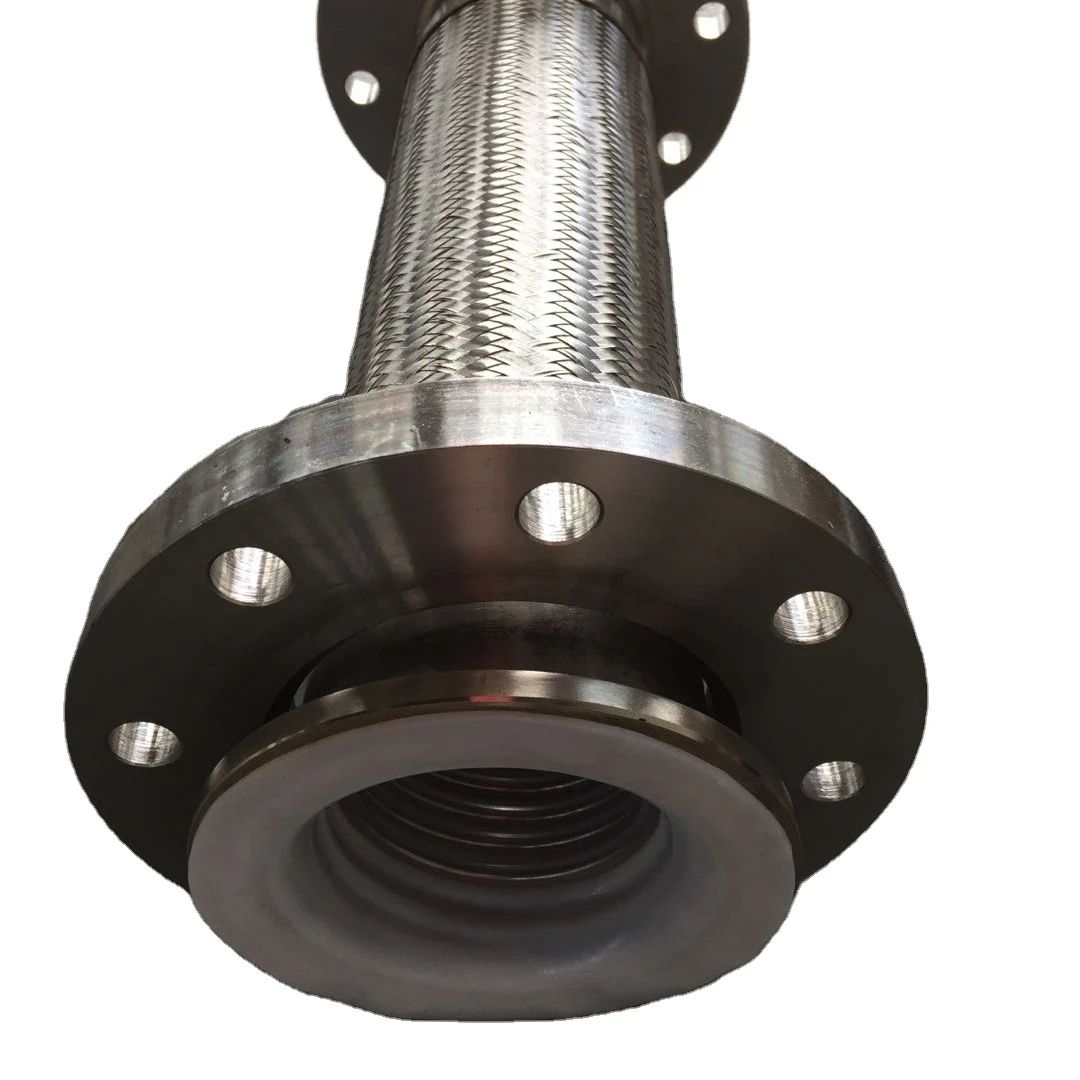 Corrugated Stainless Steel Tube En14800 Ss304 316 Stainless Steel Nut Flexible Lpg Gas Pip Braided Gas ptfe  Hose