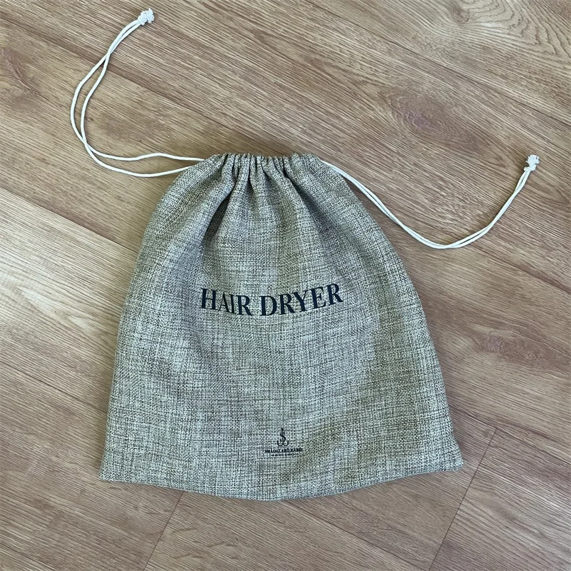 BSCI Reusable Dust Drawstring Jute Sacks Date Coin Record Burlap Bags Custom Logo Burlap Pouches For Cocoa Bags Packaging