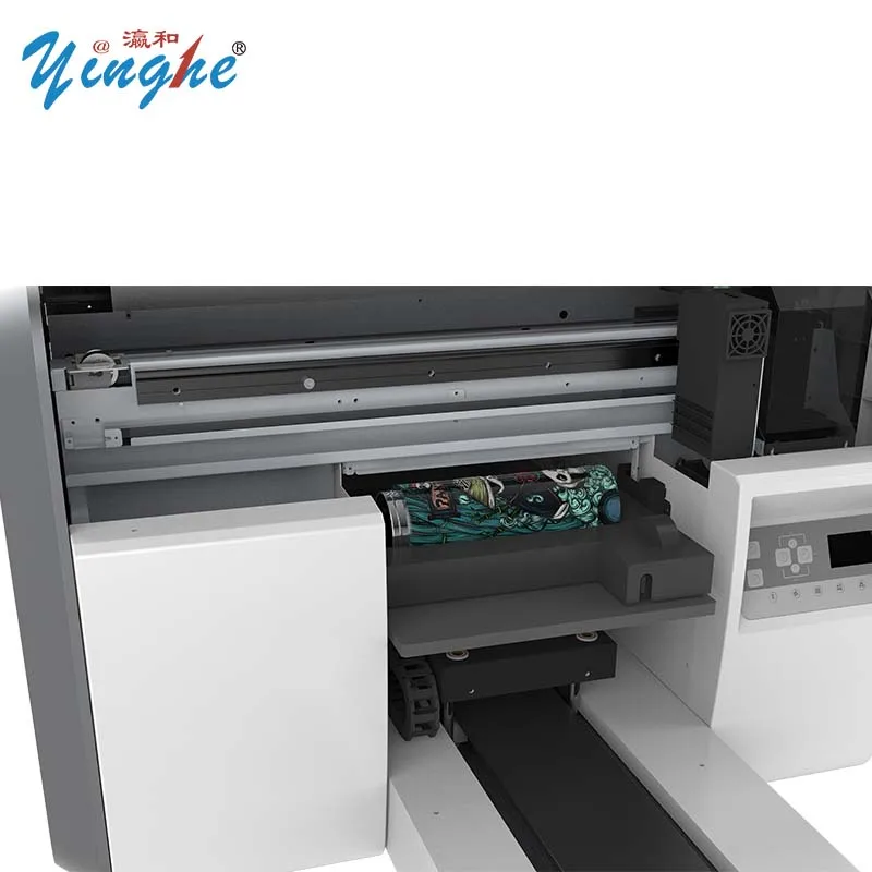 Yinghe  YH-A3 UV Flatbed Printer small format with 1 pieces i3200 U1 HD Printer head A3 UV Flatbed Digital inkjet printer