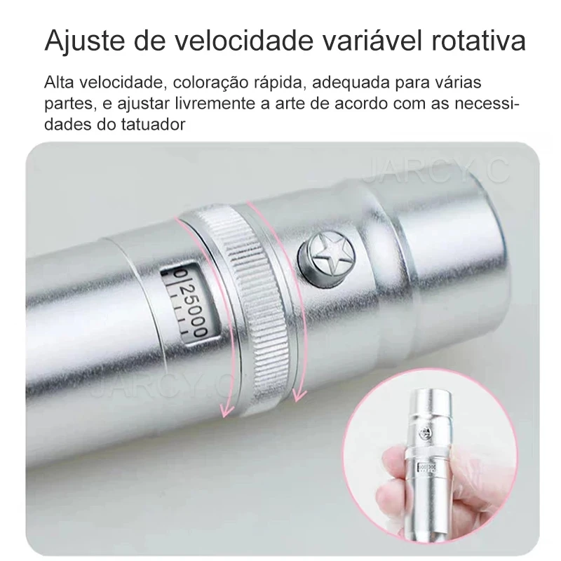 Micropigmentation Tattoo Machine Swiss Motor Permanent Makeup Dermograph for Eyebrow Lip Eyeliner Microblading Gun