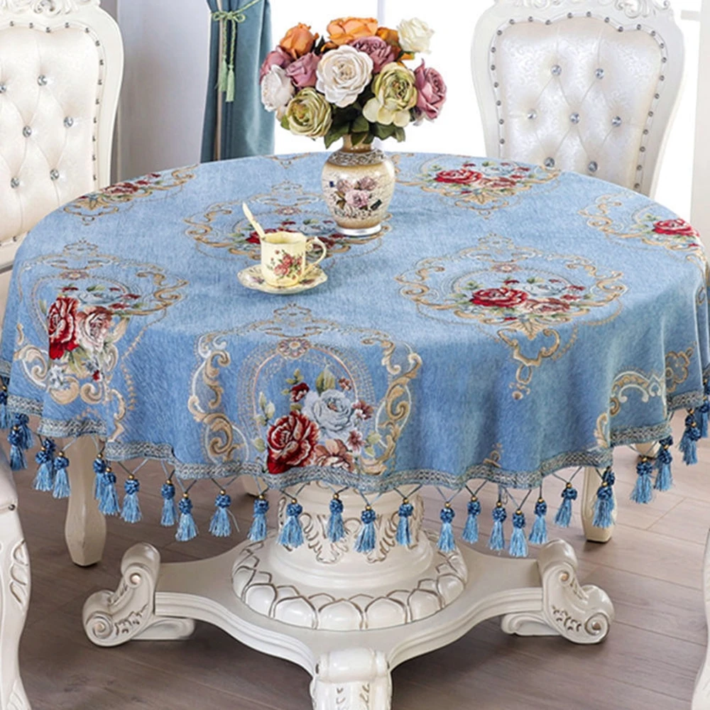 Brand new Cheap Waterproof Tablecloth cotton fabric Table Cloth with good quality