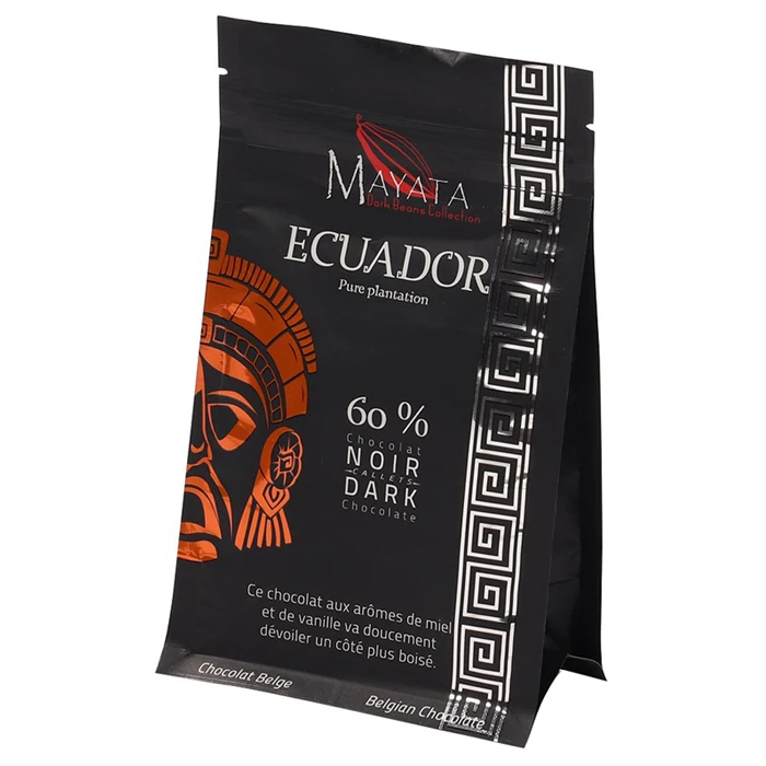 Custom Printed Eight Sides Sealed Coffee Bag Sealed With Zipper Coffee Bag Stand Up Self-Sealing One Bag Of Coffee