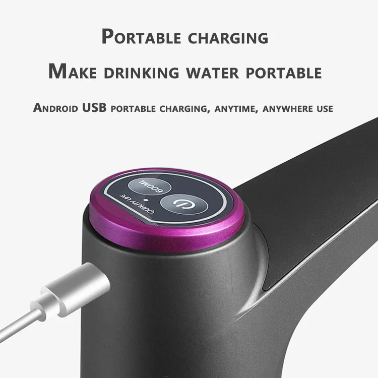 Hot Selling Automatic Desktop Electric Drinking Bottle Portable Water Dispenser Bottle Pump