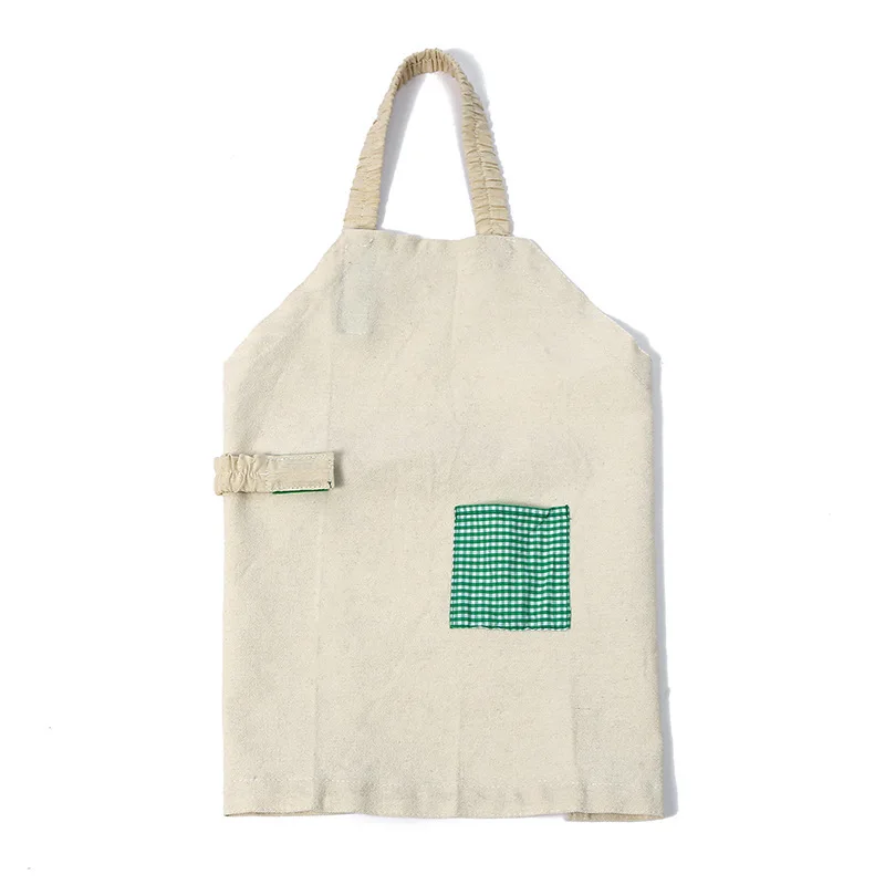 Garden Chef Waterproof Child apron Kitchen School Cute Mini Children Paint Cotton Painting Cooking Kids Apron