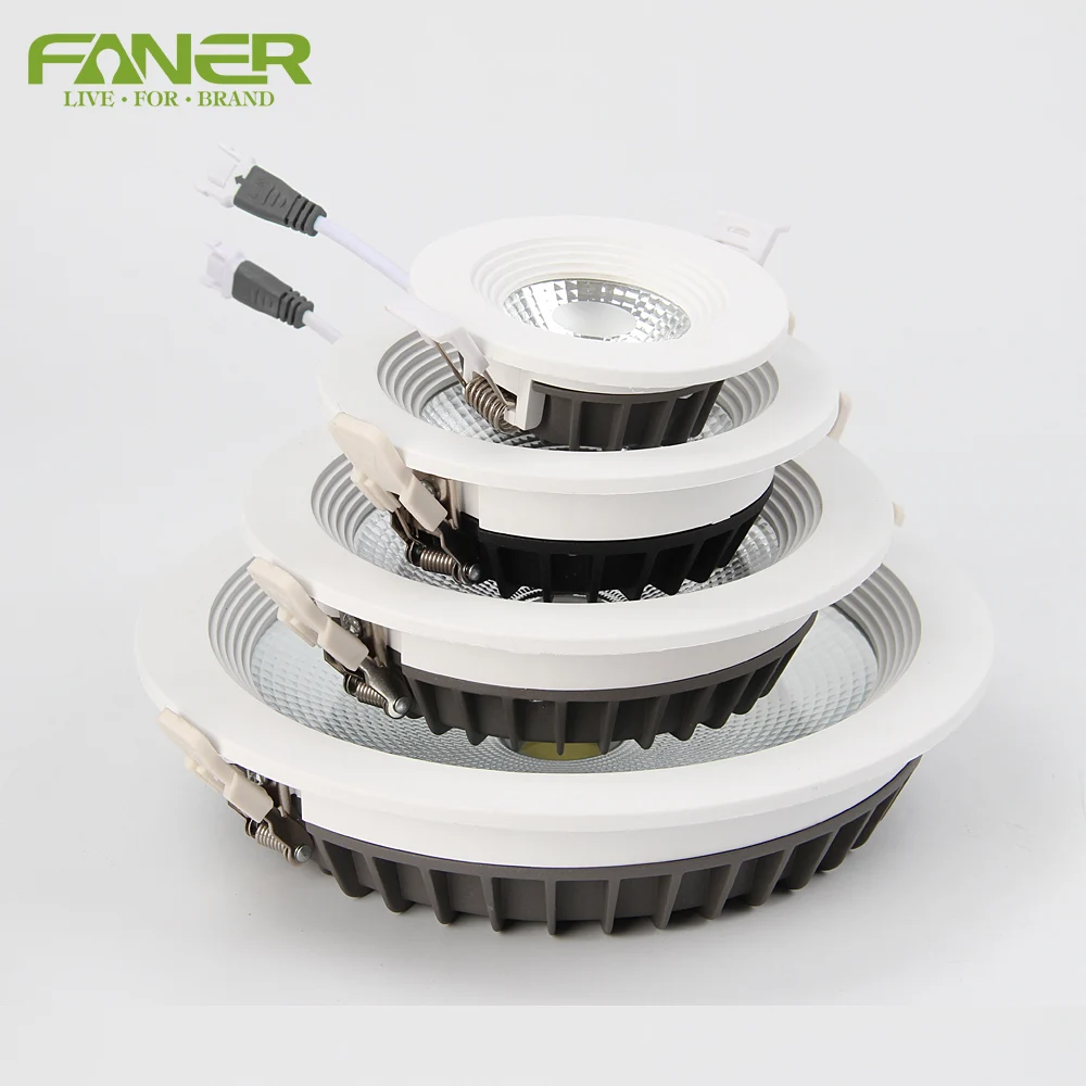  FANER новый дизайн 7 Вт 10 20 30 COB светодиодный светильник с сертификатами CB CE BIS SASO