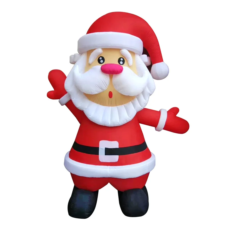 Custom giant large Christmas festival outdoor advertising inflatable Parade Santa Claus decorations