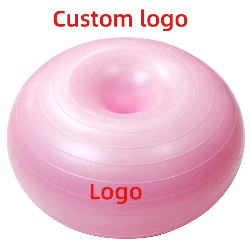 Thicken Inflatable Anti-Explosion Balance Trainer Ball Students Donut Gym 50cm Fitness Equipment
