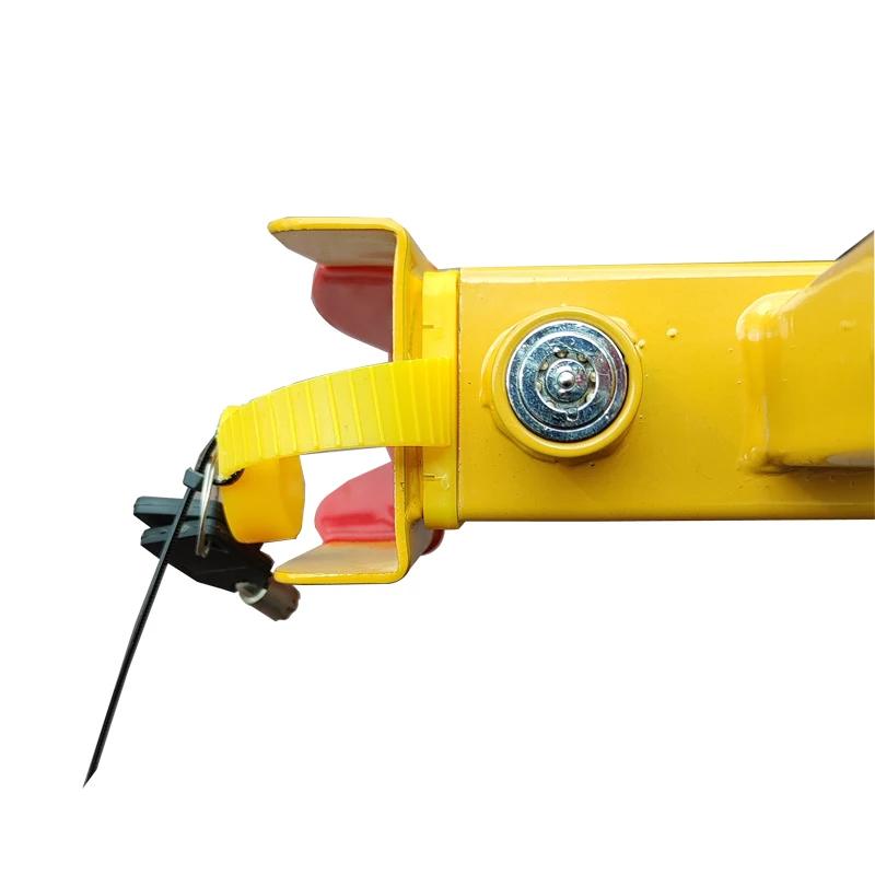 Car Parking Anti-Theft Adjustable Metal Steering Wheel Locks