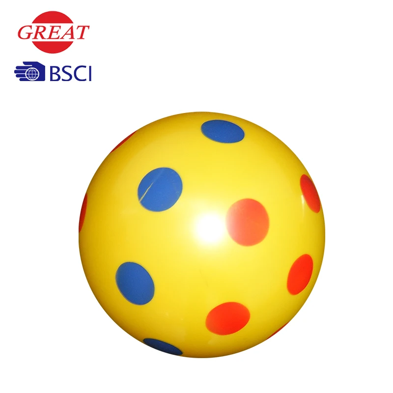 Wholesale PVC Inflatable Ordinary Toy Ball with Logo for Children