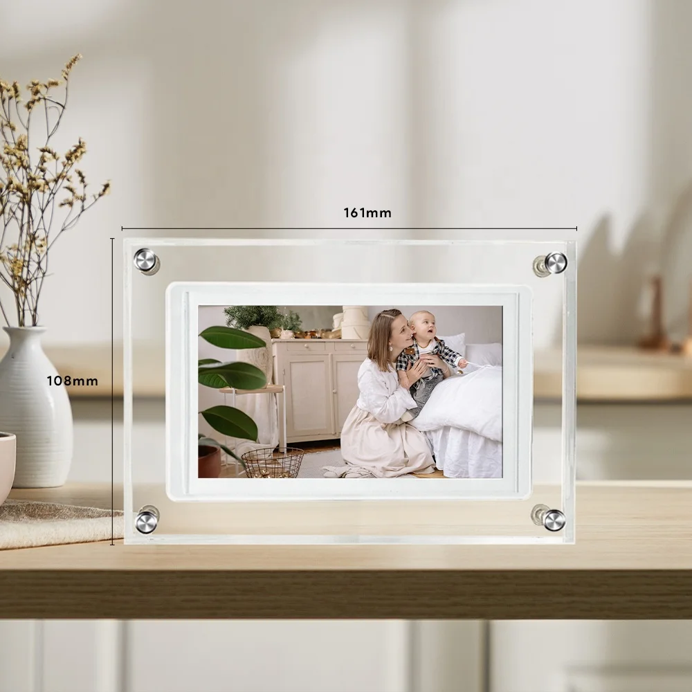 2023 New arrival 10.1 Inch 1280*800 IPS LCD Touch Screen 1080P 32GB Smart WiFi Digital Photo Frame
