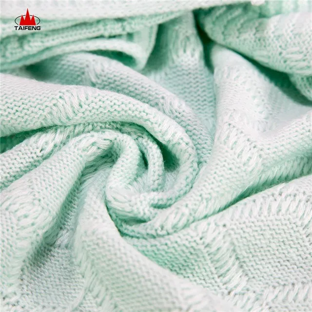 modern style thermal baby knitted  blanket