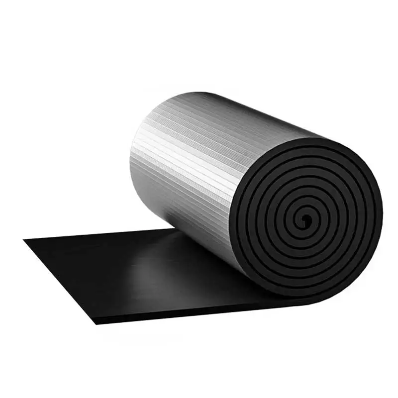 Best price black sound proof wall panels acoustic NBR rubber foam roll