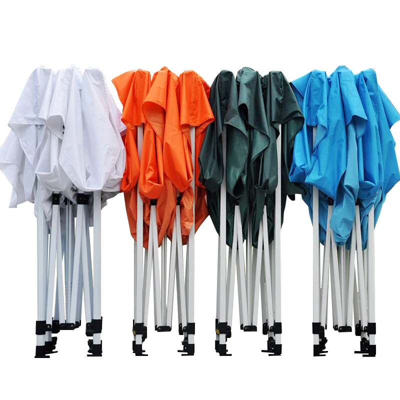 With Logo Foldable Four Legged Tent Retractable Sunshade Car Rain Shelter Ground Stall Umbrella Outdoor Advertising Tent