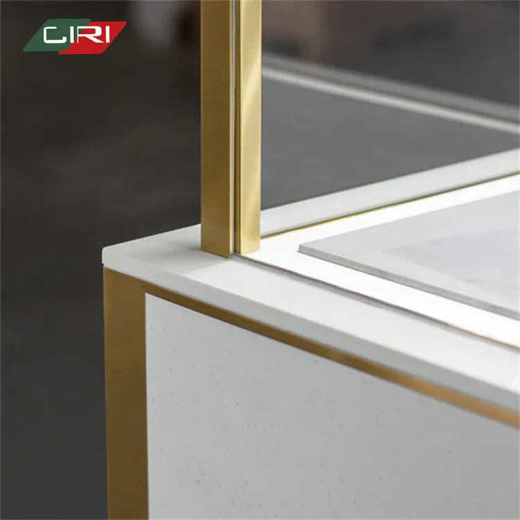 CIRI factory price showcase watch display cabinet wrist watch display stand watch showcase with led light