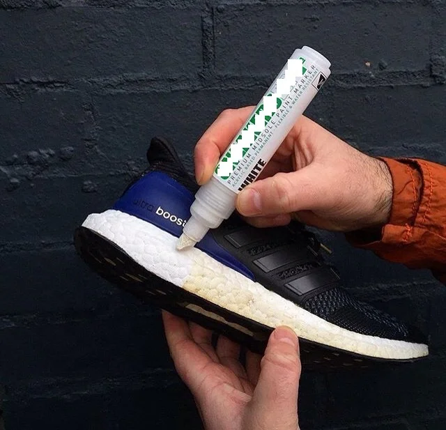 OEM Multicolor 10mm chisel nib sneaker marker Acrylic leather paint pen Custom premium midsole paint marker for sneaker shoes
