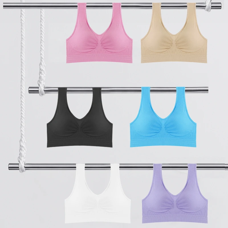 High Quality Seamless sleep Bra Ladies Plus Size bra without pads Top Women Sports Seamless Bra