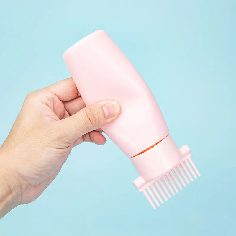 High Quality Hair Coloring Brush Bottle with Oil Applicator for Hair Dye, Comb Applicator Bottle