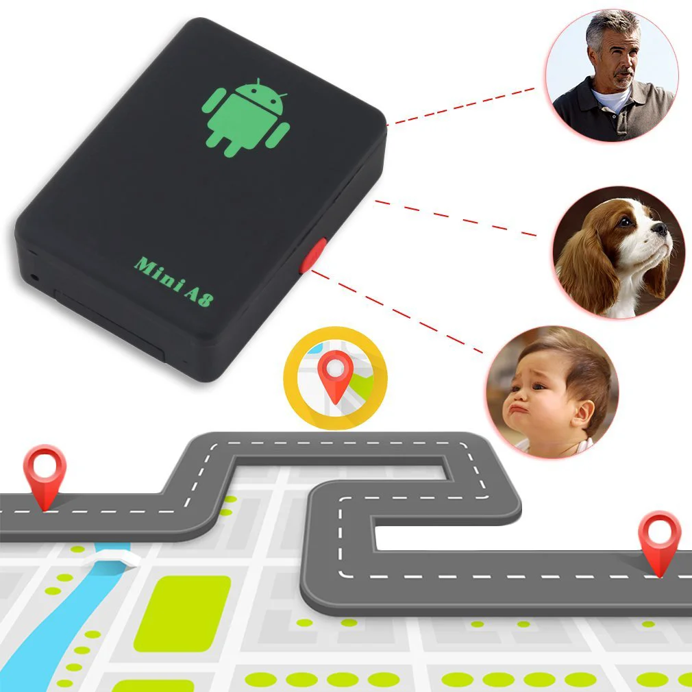 GPS Tracker Mini A8 Mini Global Real Time GSM/GPRS/GPS Tracking Device