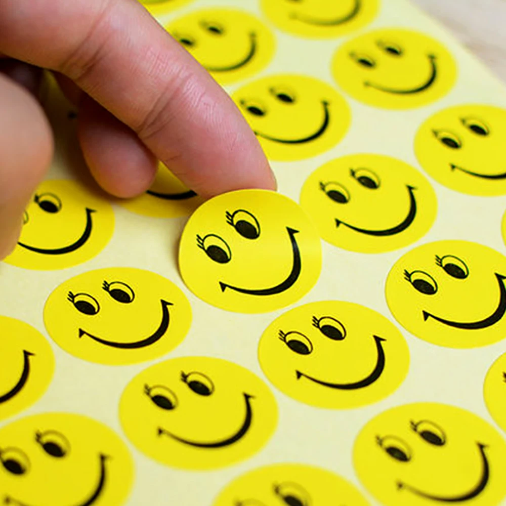 high quality multi color circle dot label self adhesive sticker paper label