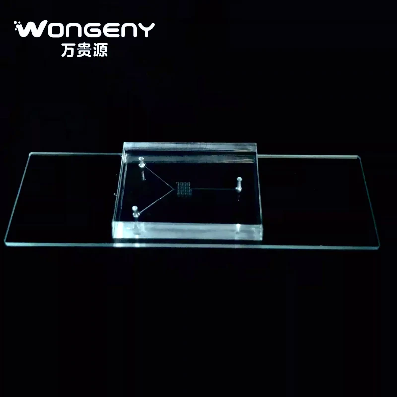 WONGENY Custom PDMS 50um микрофлюидные двухслойные микросхемы рыбьей кости производства
