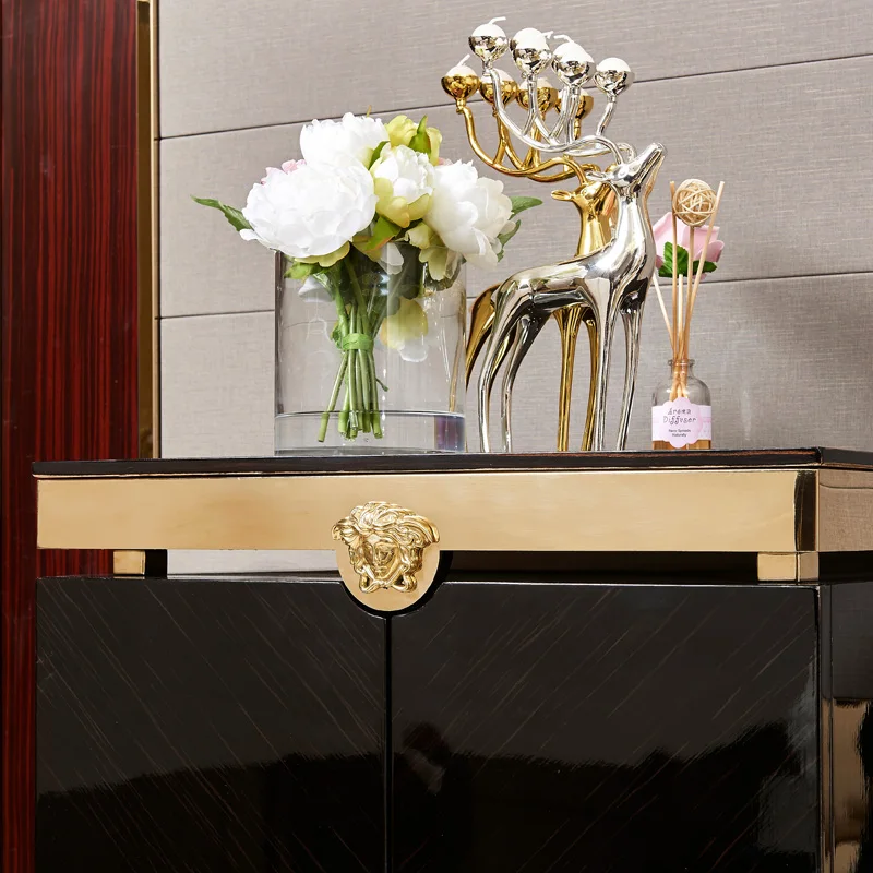 Luxury high quality wine cabinet display home furniture  wine storage cabinet living room wine cabinet