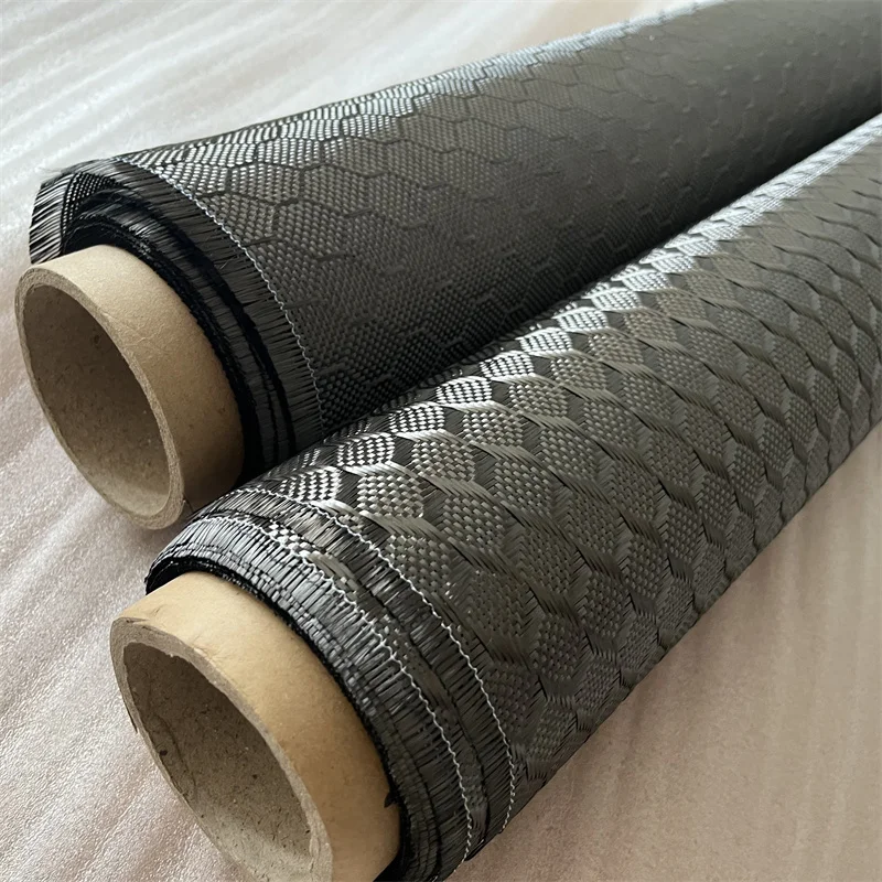 High Strength Football Hexagonal Carbon Fiber Fabric